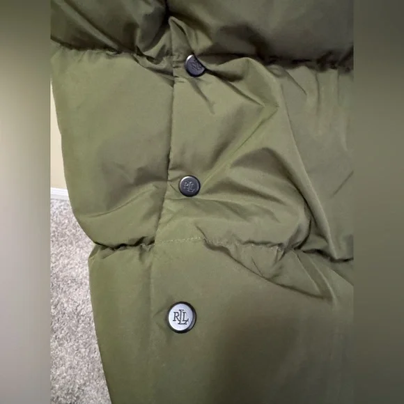 Lauren Ralph Lauren Pillow Hood
Longline Down & Feather Jacket Small - Picture 13 of 13